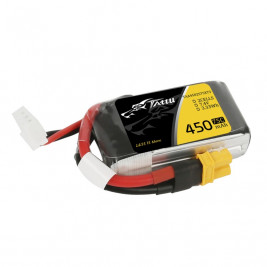 GENS ACE LIPO TATTU FPV sorozat - 2S 450mAh 7.4V 2S1P (75C) XT30 csatlakozó