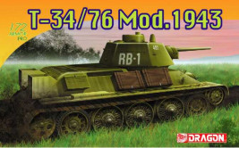 1:72 T-34/76 1943-as modell