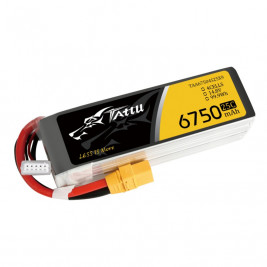 GENS ACE LiPo TATTU sorozat - 4S 6750mAh 14.8V 4S1P (25C) XT90 csatlakozó