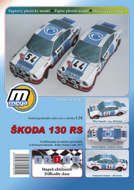 1:24 Škoda 130 RS, Rallye Monte Carlo 1977 (kivágás)