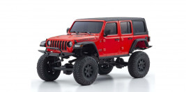 Mini-Z 4x4 Jeep Wrangler Rubicon (tűzpiros)