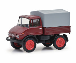 1:87 Mercedes-Benz Unimog U406 (piros)