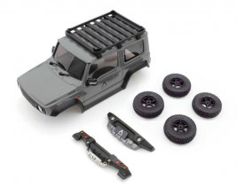 Mini-Z 4x4: Karosszéria Suzuki Jimny APIO TS4 (középszürke)
