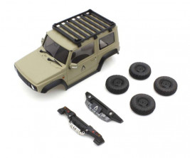 Mini-Z 4x4: karosszéria Suzuki Jimny APIO TS4 (khaki)