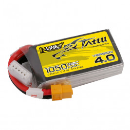 GENS ACE LIPO TATTU R-Line FPV sorozat - 4S 1050mAh 14.8V 4S1P (130C) 4.0 verzió