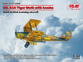 1:32 de Havilland DH.82a Tiger Moth bombákkal