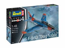 1:48 Észak-amerikai F-86D Dog Saber (Makettkészlet)