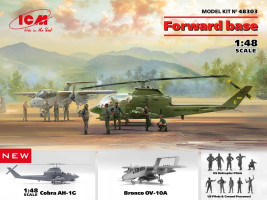1:48 "Elöljáró Bázis" - AH-1G, OV-10A és 10 figura