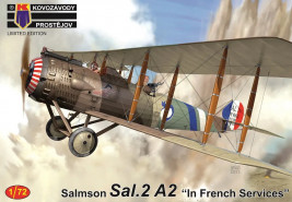 1:72 Salmson Sal.2 A2 "Francia nyelvű szolgálatok"