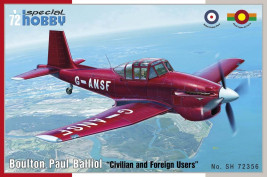 1:72 Boulton Paul Balliol „Polgári és külföldi felhasználók”
