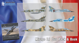 1:72 Mirage F.1 (Dupla csomag és könyv)