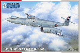1:72 Gloster Meteor F.8 fekvőpilóta