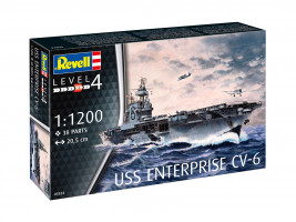 1:1200 USS Enterprise (CV-6)