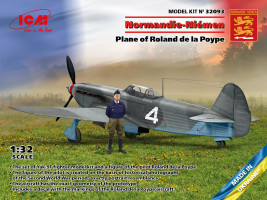 1:32 Yakovlev Yak-9T Roland de la Poype figurával