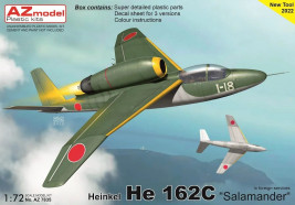1:72 Heinkel He 162 C Salamander "külföldi szolgálatokban"