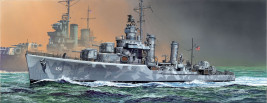 1:350 USS Buchanan DDG-484 Gleaves osztályú romboló 1942