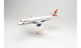 1:100 Embraer ERJ-190SR (ERJ-190-100 SR) British Airways / BA Cityflyer, "United Kingdom-Union" (Snap-Fit)