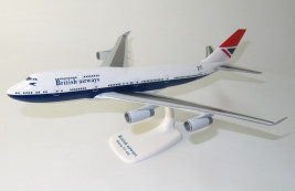 1:250 Boeing B747-436 British Airways ″Negus (1974-1984) Retro″ Colors (Snap-Fit)