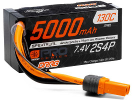 Spektrum Smart Drag Pro LiPo 2S 5000mAh 7.4V (130C) IC5