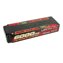 GENS ACE LiPo Redline sorozat - 2S 6000mAh 7.6V Nagyfeszültségű 2S2P (130C)