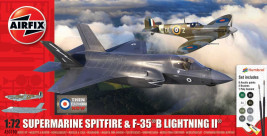 1:72 Spitfire Mk.Vc & F-35B Lightning II, Akkor és Most (Ajándékkészlet)