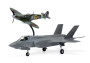 1:72 Spitfire Mk.Vc & F-35B Lightning II, Akkor és Most (Ajándékkészlet)