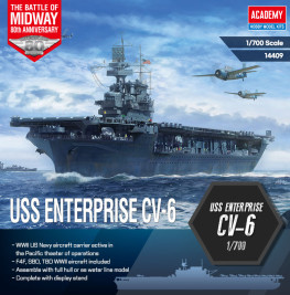 1:700 USS Enterprise CV-6 "Midwayi csata"