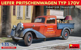 1:35 Liefer Pritschenwagen Típus 170V Bútorszállító Autó