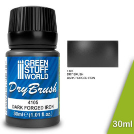 Metallic Dry Brush – Dark Forged Iron (30 ml)