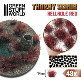 Thorny Scrubs – Pokoli vörös 14mm (48 db)