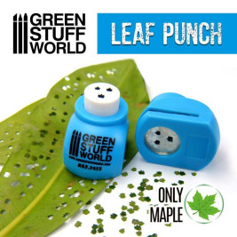 Miniature Leaf Punch (Medium Blue)