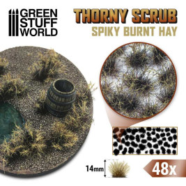 Thorny Scrubs – Tüskés, égett széna 14mm (48 db)