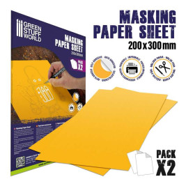Maskovací papír Airbrush Masking Film 200x300 mm (2 ks)