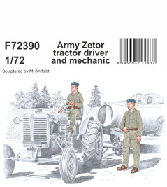 1:72 Army Zetor traktorvezető és szerelő