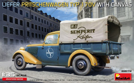 1:35 Liefer Pritschenwagen Type 170V vászonnal