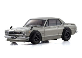 Kyosho Mini-Z AWD: Karosszéria Nissan Skyline 2000 GTR (KPCG10) Ezüst
