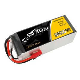 Gens Ace LiPo Tattu sorozat - 6S 16000mAh 22.2V 6S1P (30C) XT150/AS150 csatlakozó