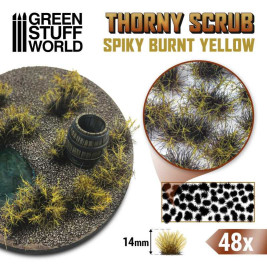 Thorny Scrubs – Tüskés Égetett Sárga 14mm (48 db)