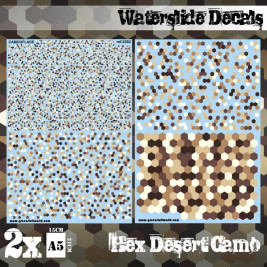 Vízicsúszda matricák - Hex Desert Camo