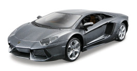 1:24 Lamborghini Aventador Coupé, szürke (összeszerelő sor)