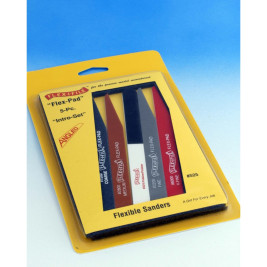 Flex-Pad csiszolóreszelő készlet, 5 db (szemcseméret 150, 280, 320, 600, Triple-Grit)