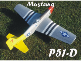 North American P-51D Mustang EPP (színes)