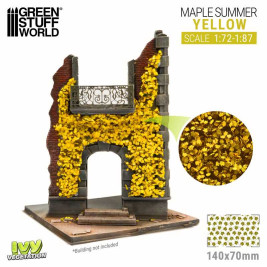 Borostyán lombozat – sárga juhar (kis) levél lombozat