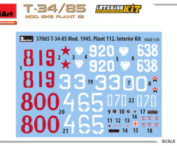 1:35 T-34/85 mod.1945 Plant 112 belső felszereléssel