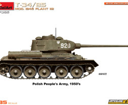 1:35 T-34/85 mod.1945 Plant 112 belső felszereléssel