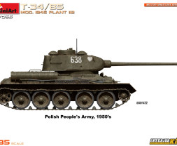 1:35 T-34/85 mod.1945 Plant 112 belső felszereléssel