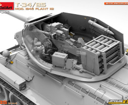 1:35 T-34/85 mod.1945 Plant 112 belső felszereléssel