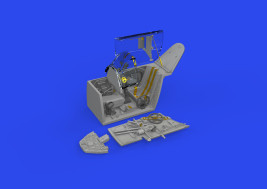 1:48 Messerschmitt Bf 109 K-4 pilótafülke Eduard Kit számára