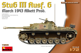 1:72 Sturmgeschütz III Ausf.G, 1943. február Alkett Production