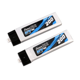 Gens ace LiPo - 1S 200mAh 3.7V 1S1P HV (45C) Molex dugó (2 db)